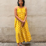 Zephyr Polka Pop Dress - Yellow