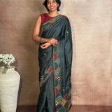 Tushara tussar saree
