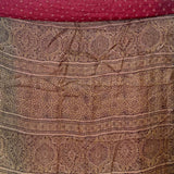 Tussar kota bandhani saree