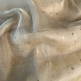 Metallic handwoven organza saree