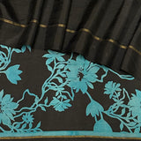 Mila Teal Mirage Kanchipuram Silk Saree