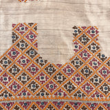 Tussar kutch embroidered blouse piece