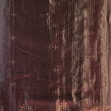 Metallic organza hand embroidered saree