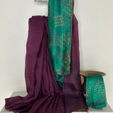 Mishrita Organza Flip Saree - Mauve