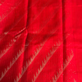 Sequinned matka organza saree