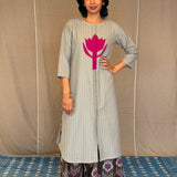 Elements Plume Flared Ikat Pants - Sparrow