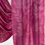 Veena Foliage Tussar Saree - Violet