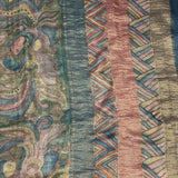 Forest Raga Tussar Kalamkari Saree - Beige