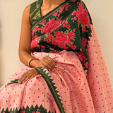 Mila Petal Twist Kanchipuram Silk Saree