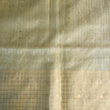 Metallic handwoven organza saree