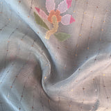 Organza jamdani saree