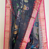 Ponduru Khadi Handwoven Saree - Grey