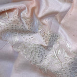 Tussar pitai work saree