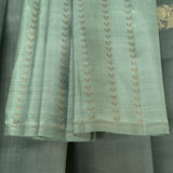 Madhura Paperflowers Kanchi Organza Saree - Sage