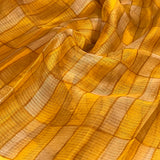 Ochre Silk Kota Saree