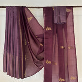 Madhura Paperflowers Kanchi Organza Saree - Mauve