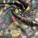 Tussar kalamkari saree