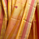 Mila Foliage Thread Woven Border Silk Saree