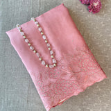 Tussar pitai work saree