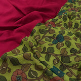 Chiffon kalamkari saree