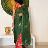 Mishrita Textural Symphony Kanchi Organza Saree