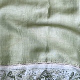 Tussar chikanwork saree