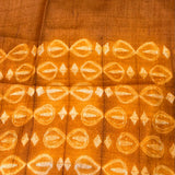 Tussar shibori saree
