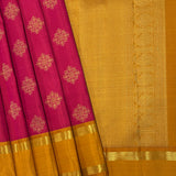 Mohana Kolam Korvai Kanchipuram Silk Saree - Fuchsia