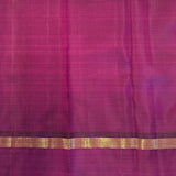 Mohana Kolam Kanchi Silk Saree - Olive and Voilet