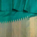 Nihira temple bordered kanchipuram silk saree