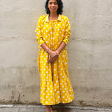 Zephyr Polka Pop Dress - Yellow
