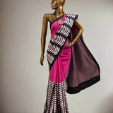 Mila monotone foliage kanchipuram silk saree