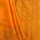 Tuhina Kutch Embroidery Organza Saree