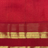 Mohana Horizontal Stripes Kanchi Silk Saree - Green