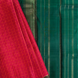 Charita Fiery Red Kanchipuram Silk Saree