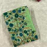 Tussar multicoloured hand embroidered blouse piece