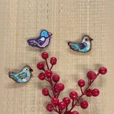 Brooches - Birds at Play