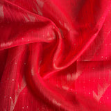 Sequinned matka organza saree