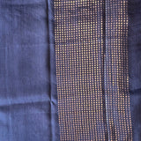 Sequinned matka silk saree