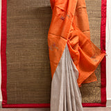 Mishrita Embroidered Colour Block Organza Saree