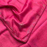 Tussar mukaish work saree