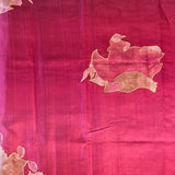 Ombre tussar applique saree