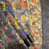 Sameeksha organza kalamkari saree