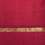 Sumangala Zari Checks Kanchi Silk Saree - Mustard