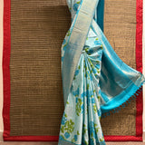 Mila Blue Gelato Kanchipuram Silk Saree