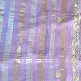 Organza pitai work saree