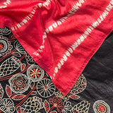 Shibori tussar saree