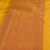 Colour Blocked Kanchipuram Silk Saree - Yellow