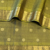 Trayi Olive Kanchipuram Silk Saree