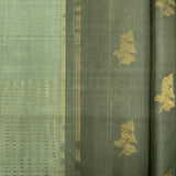 Madhura Paperflowers Kanchi Organza Saree - Sage